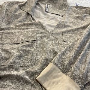 Athleta Zuma Printed Shirt Dress